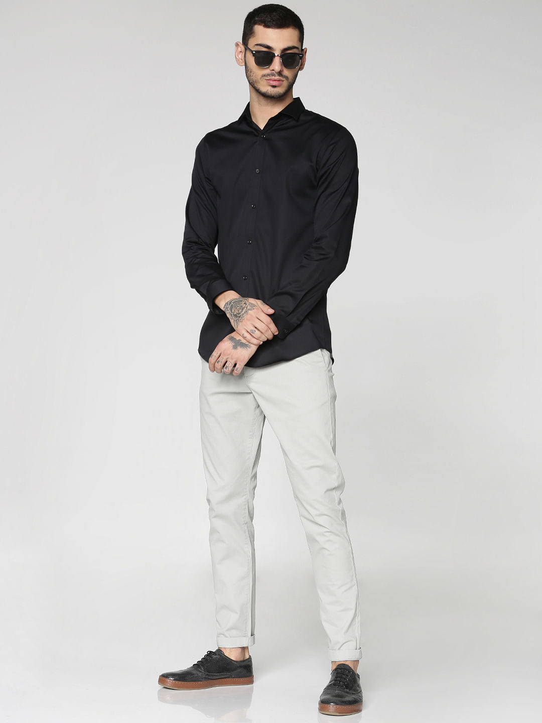 Black Full Sleeves Shirt