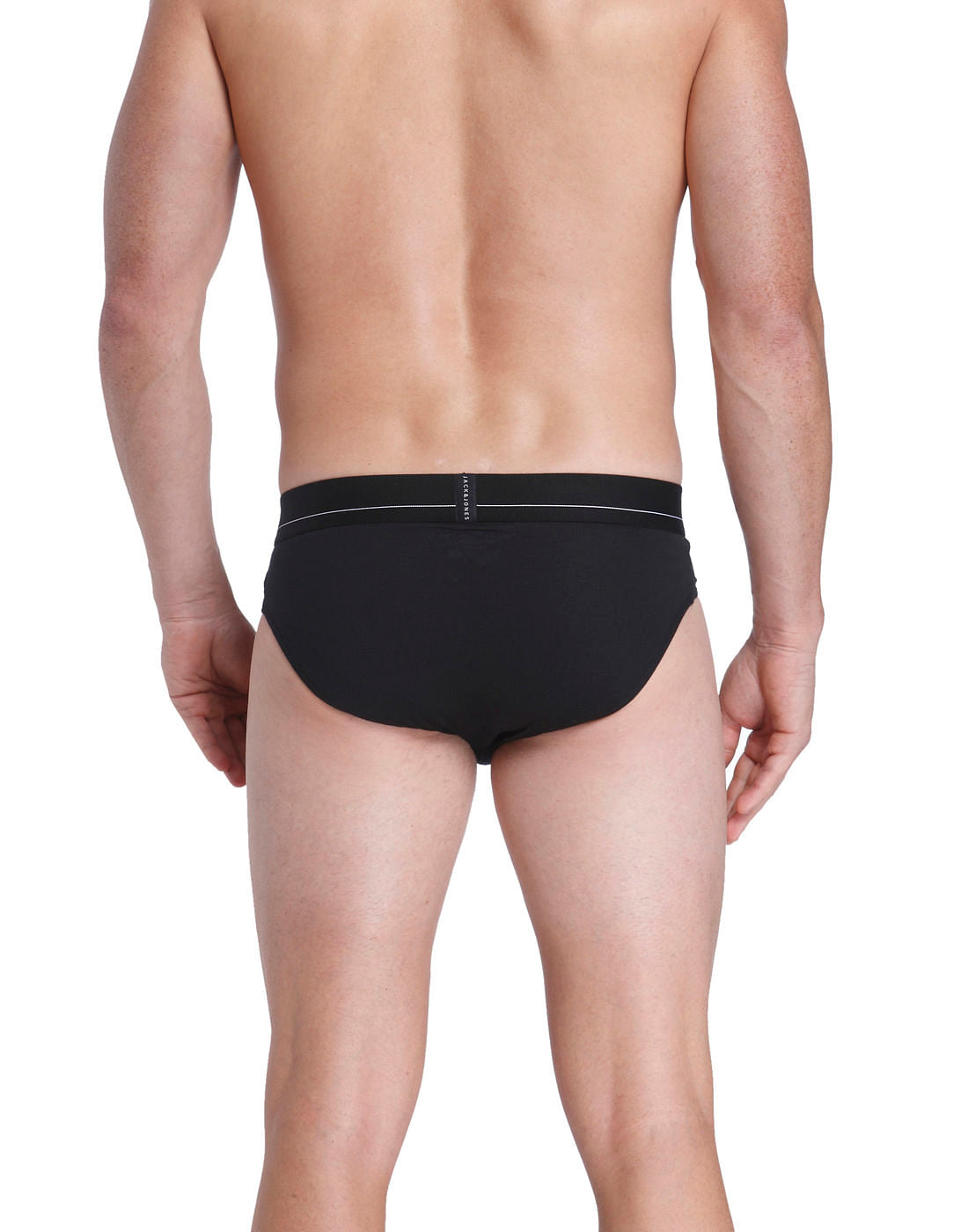 Black Logo Print Briefs