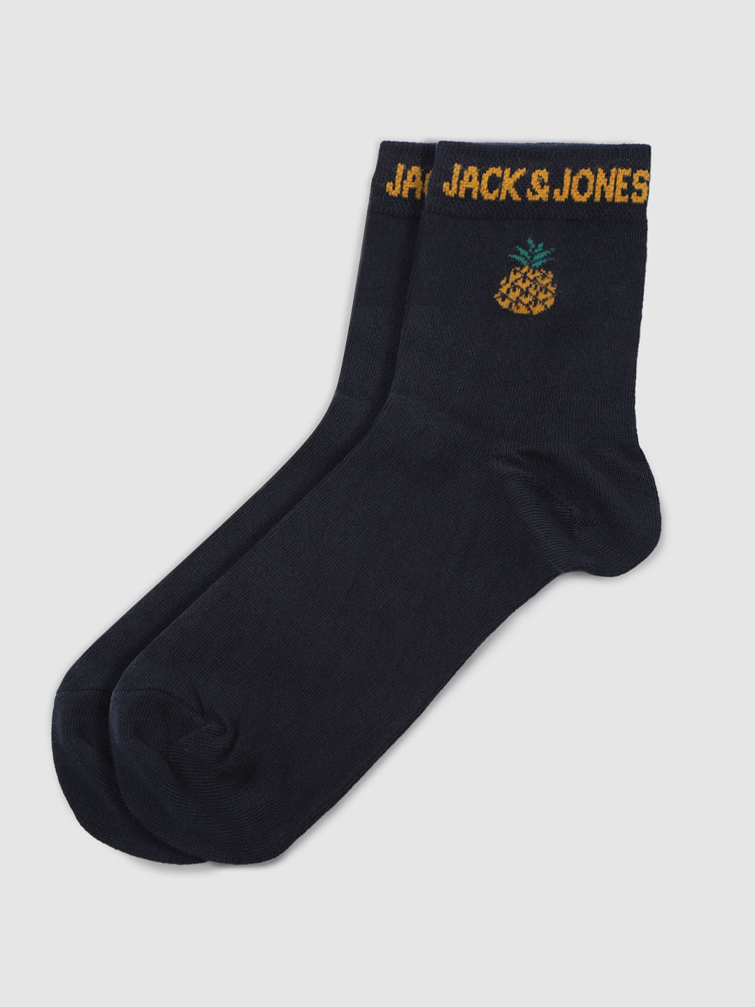 Multi-coloured printed socks - Pack of 3