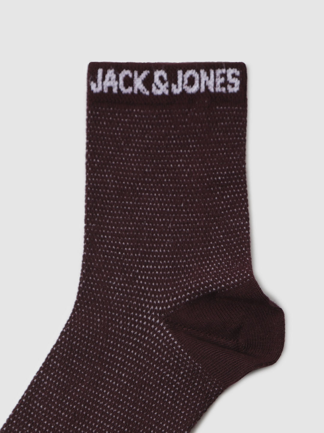 Blue Printed Mid Calf Length Pack Of Five Socks
