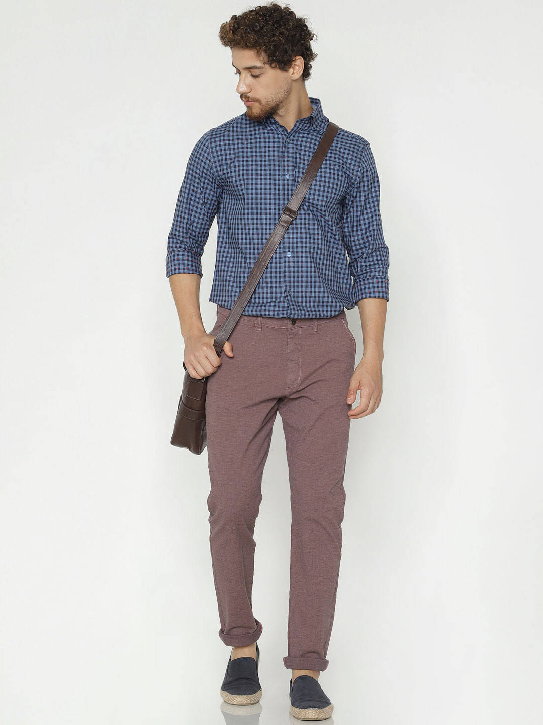Blue Checks Full Sleeves Shirt