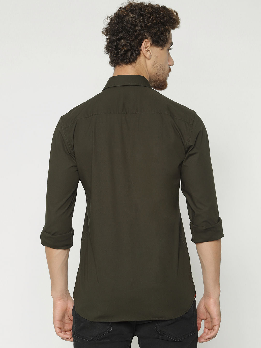 Green Full Sleeves Shirt