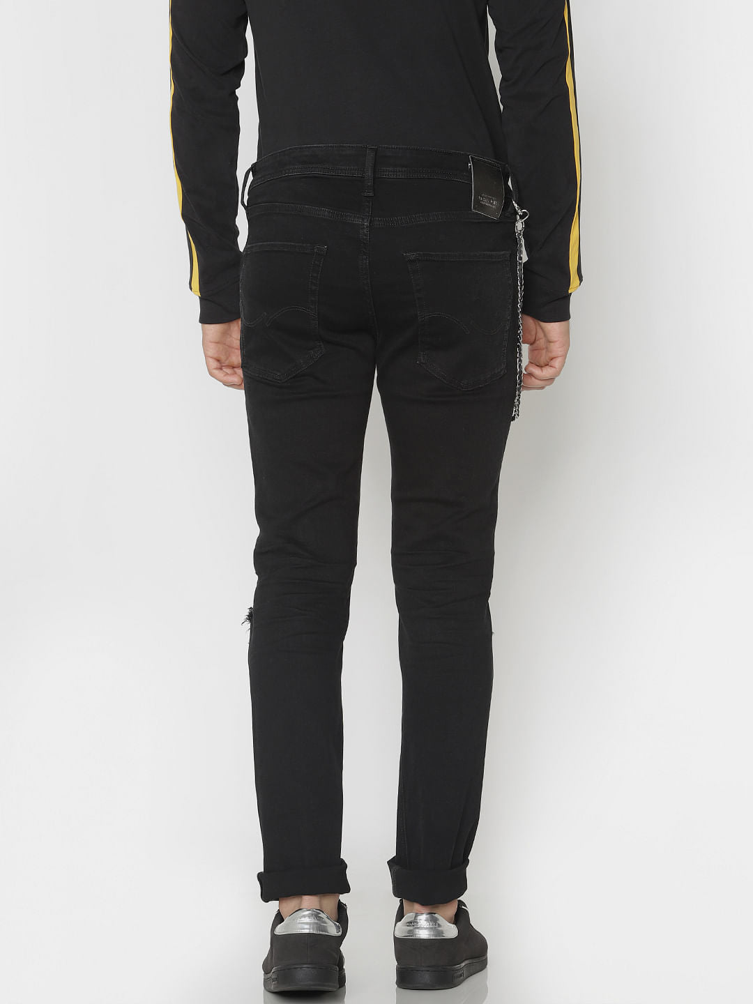 Black Ripped Ben Skinny Fit Jeans