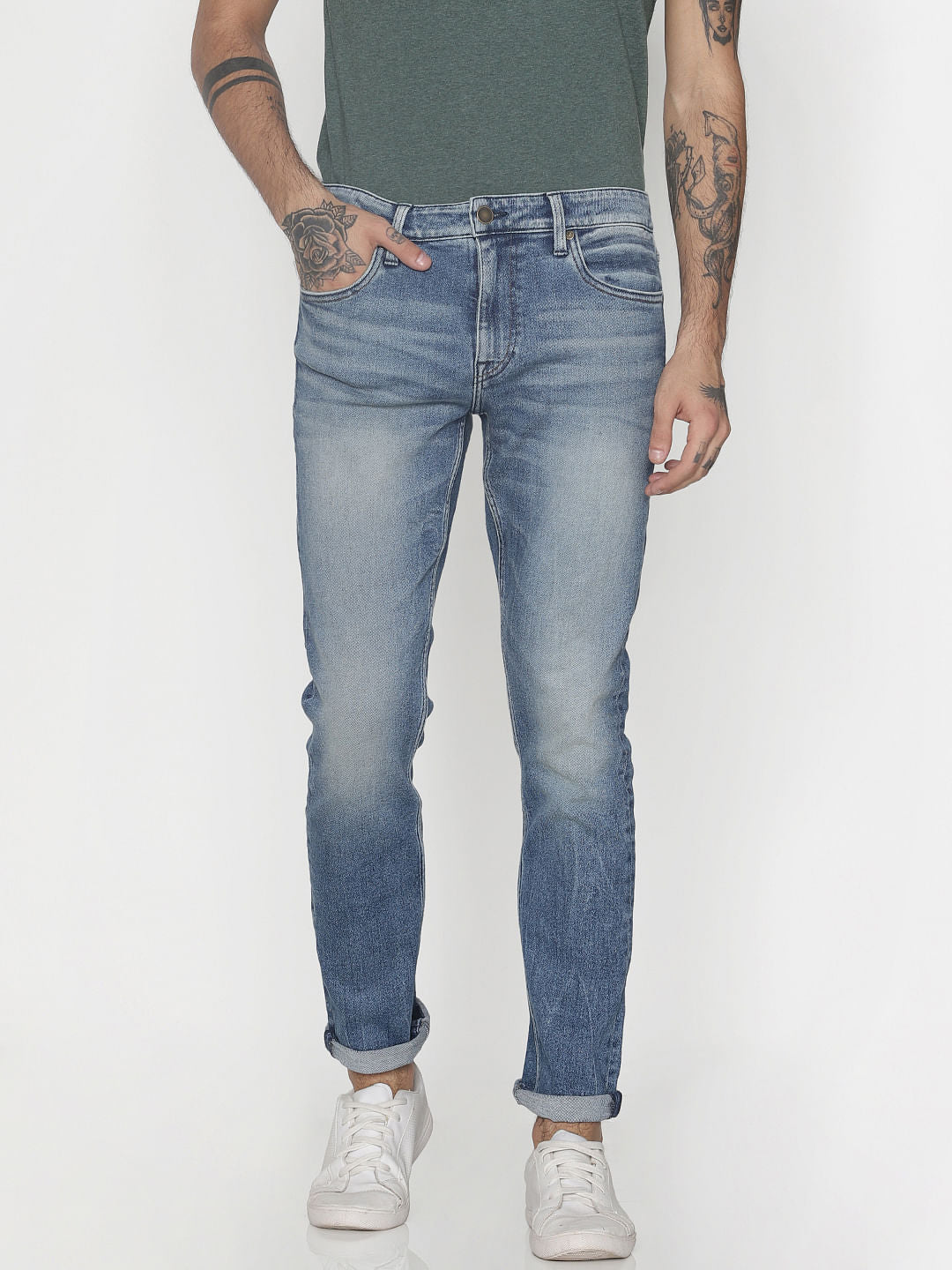 Light Blue Ben Skinny Fit Jeans