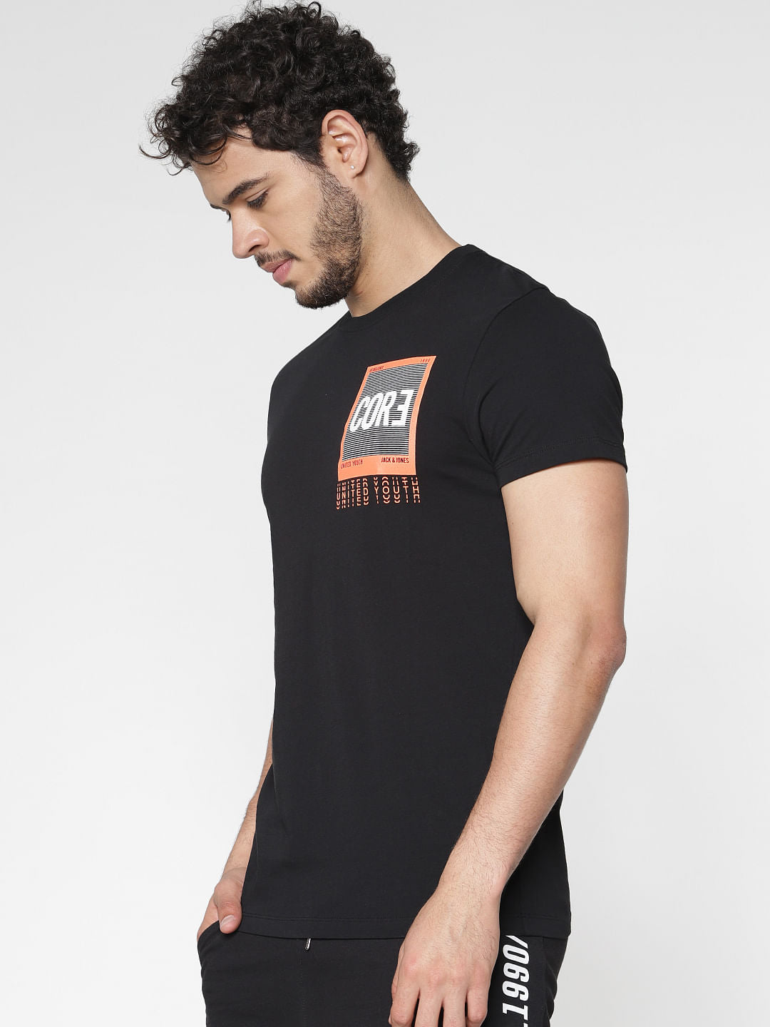 Black Slim Fit Crew Neck T-Shirt