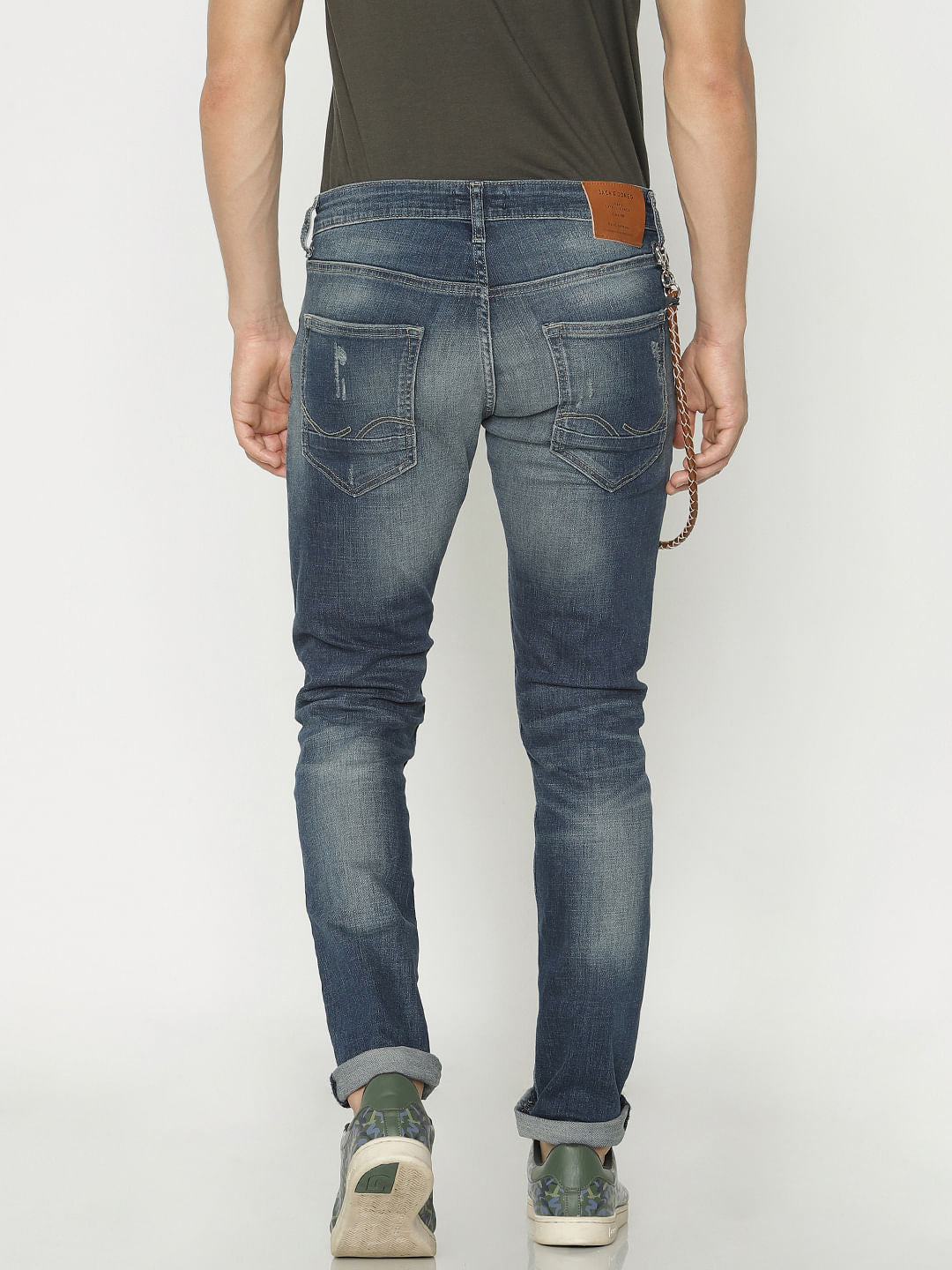 Blue Ripped Tim Anti Fit Jeans
