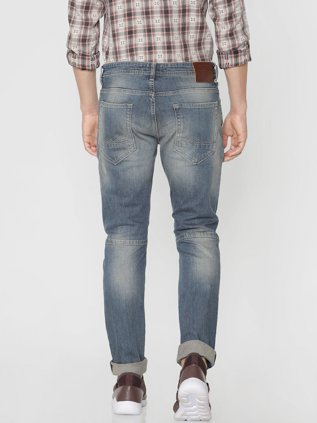 Blue Ripped Tim Anti Fit Jeans