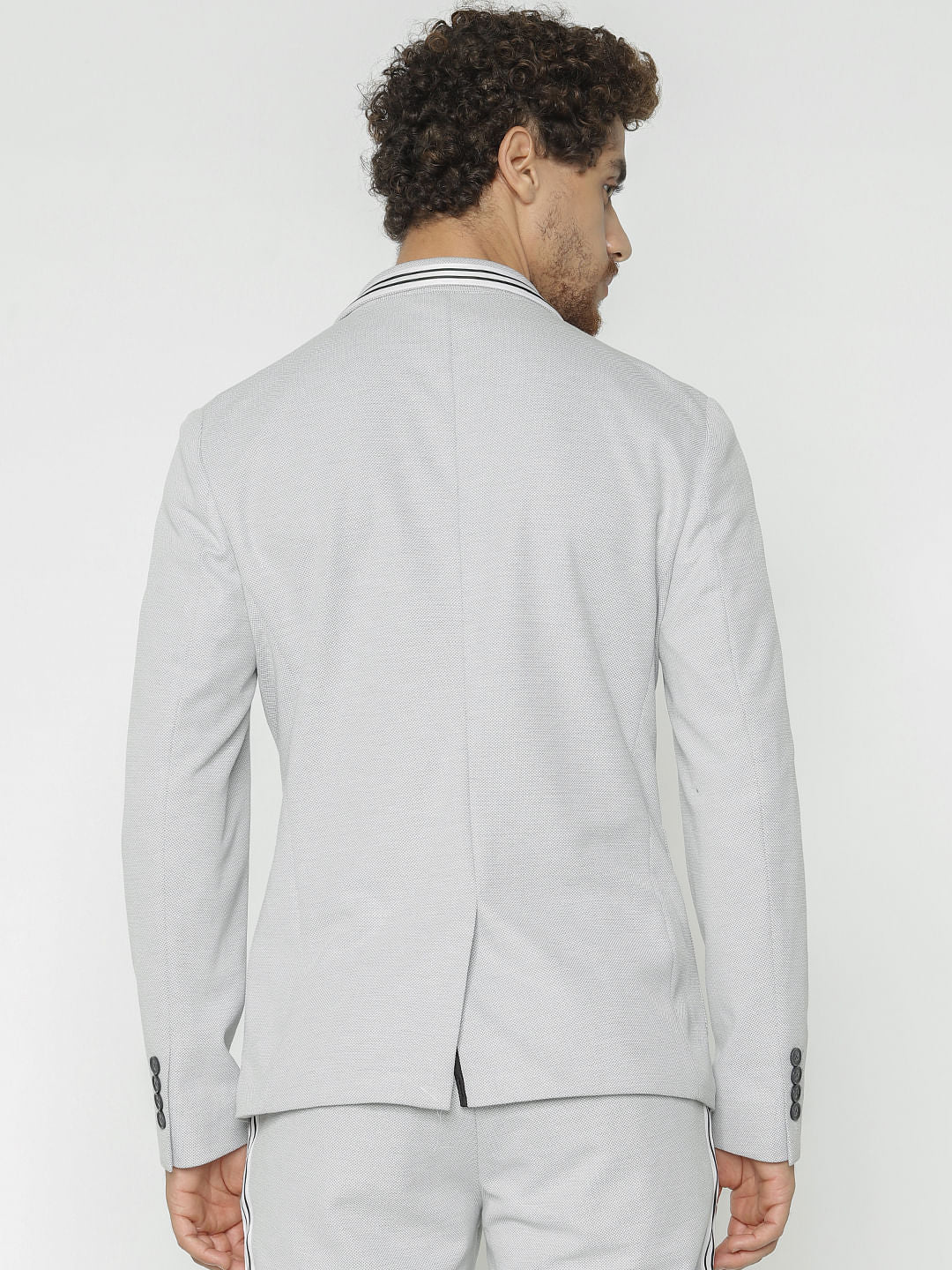 Grey Slim Fit Blazer