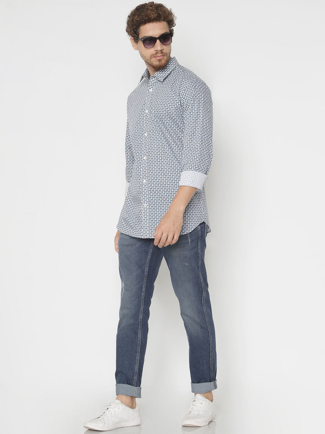 Blue Mike Comfort Fit Jeans