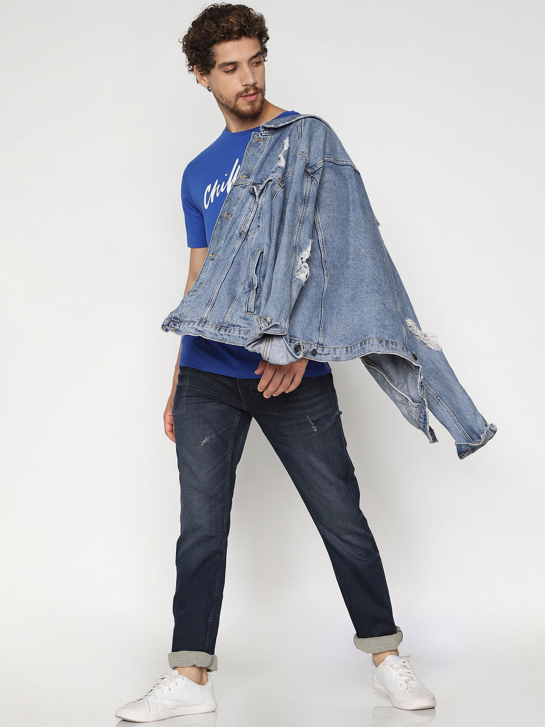 Dark Blue Clark Regular Fit Jeans - 28/30