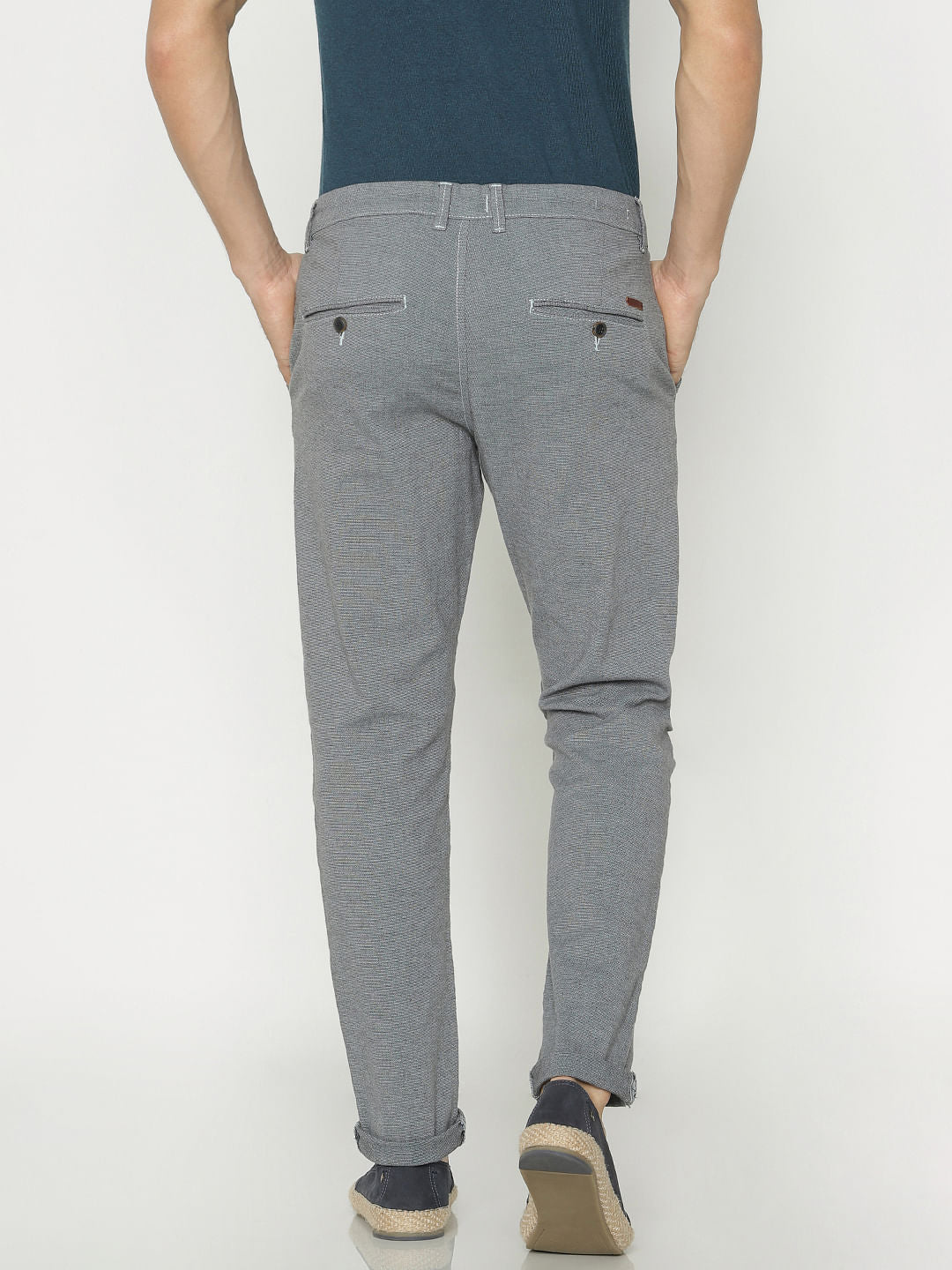 Grey Slim Fit Pants