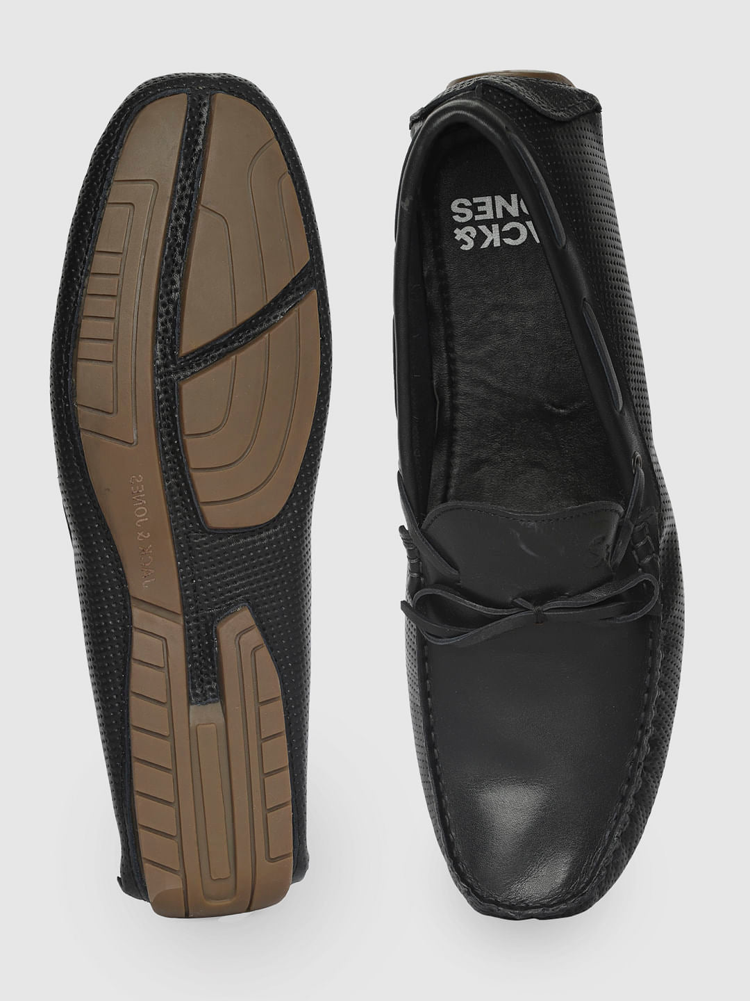 Black Leather Loafers