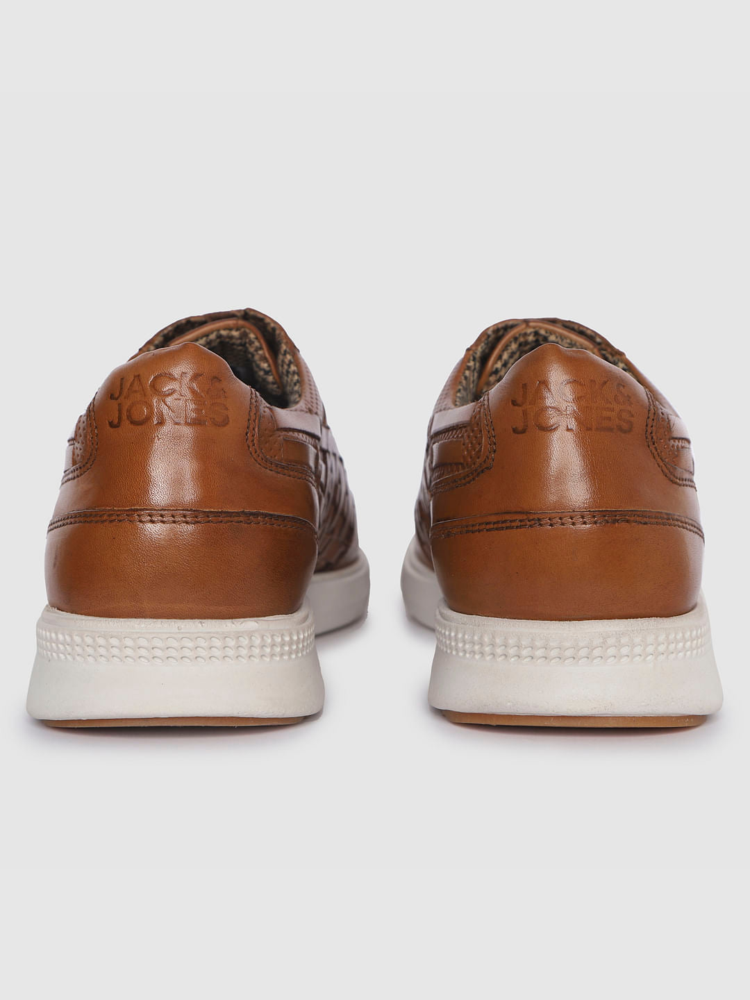 Brown Leather Sneakers