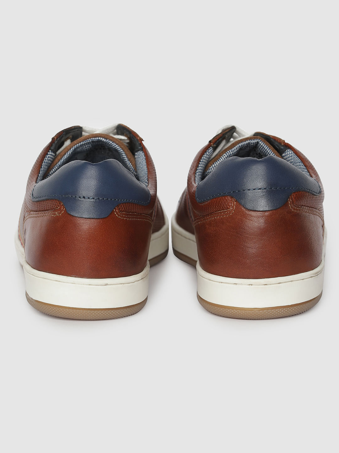 Brown Leather Sneakers