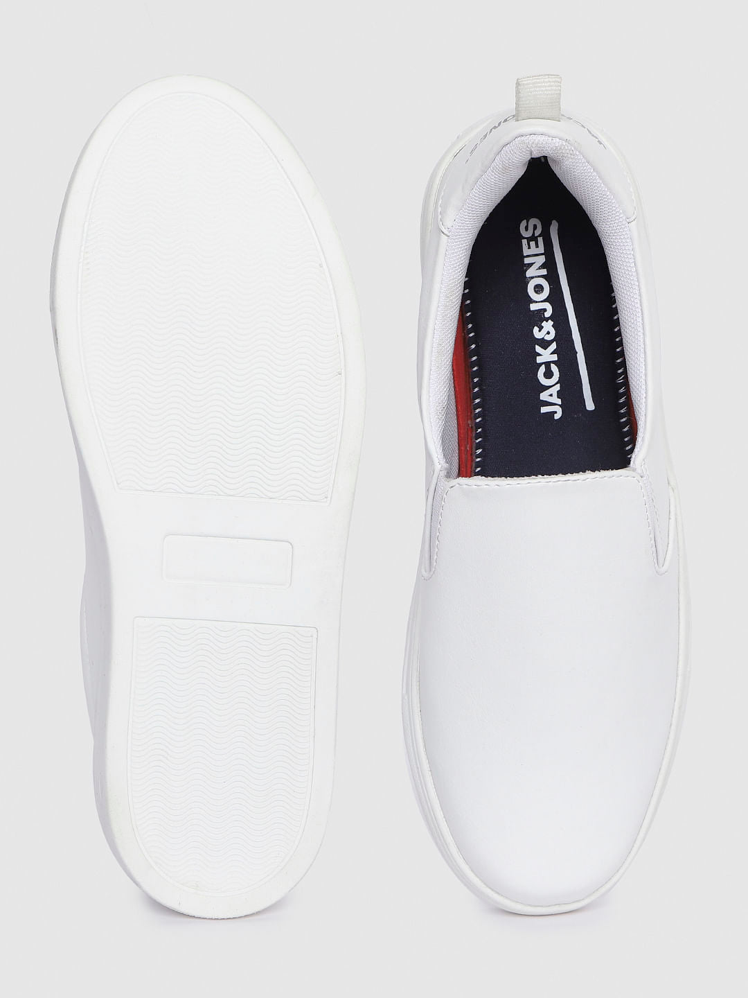 White Slip On Sneakers