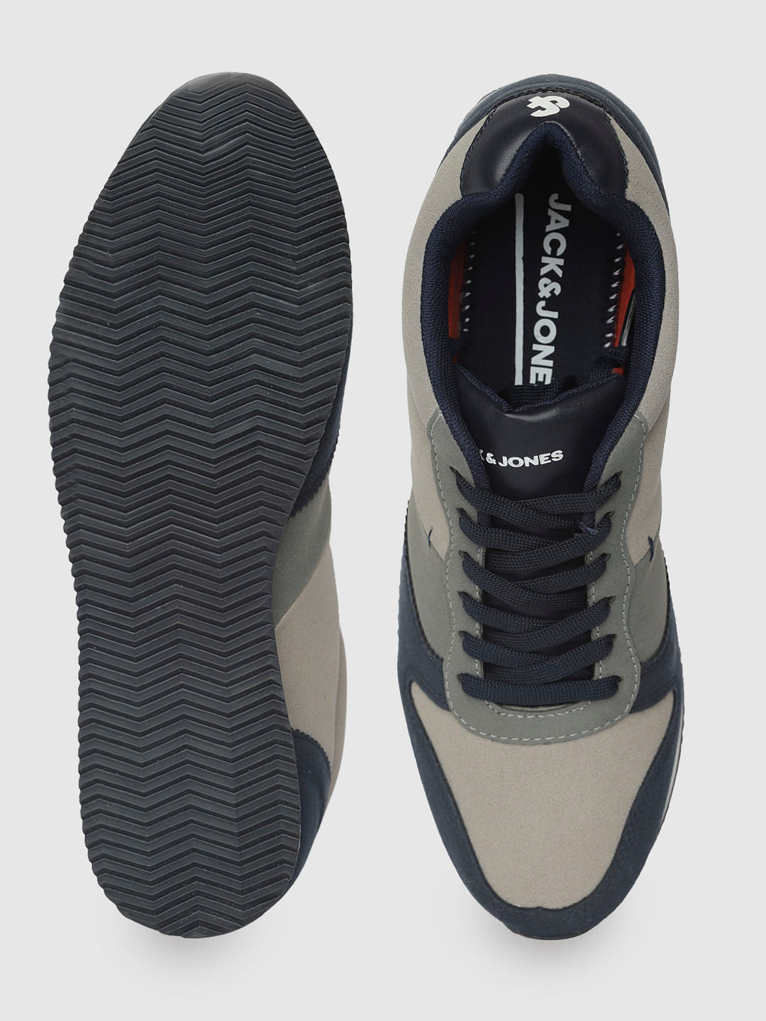 Blue Camo Print Sneakers