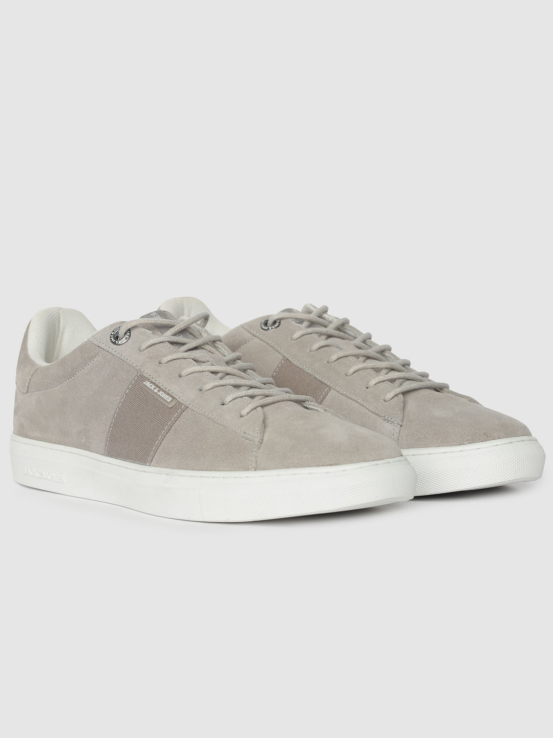 Grey Suede Sneakers - 6