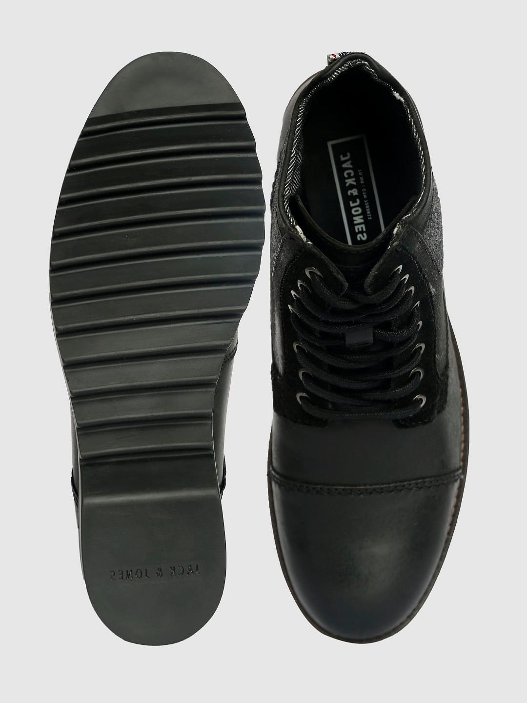 Black High Top Boots
