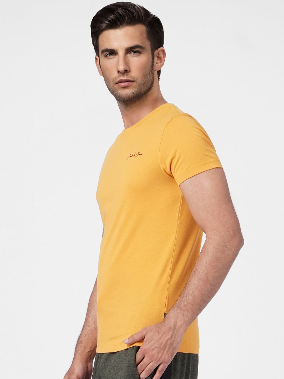 Yellow Crew Neck T-shirt