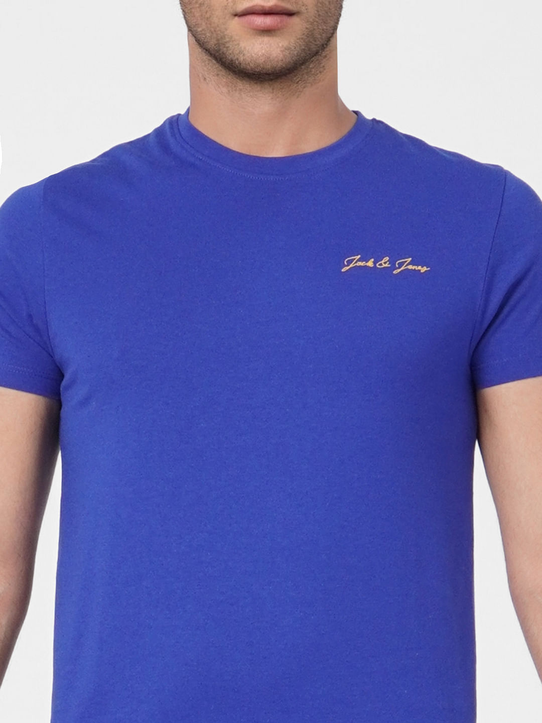 Dark Blue Crew Neck T-shirt