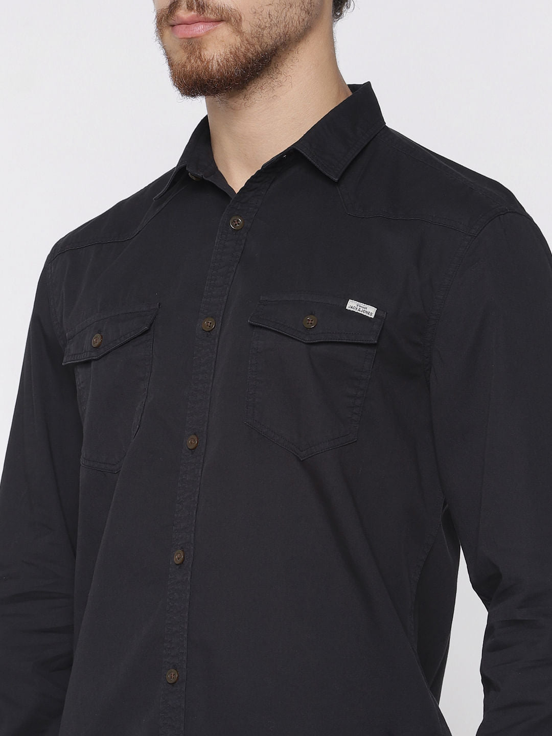 Black Full Sleeves Shirt