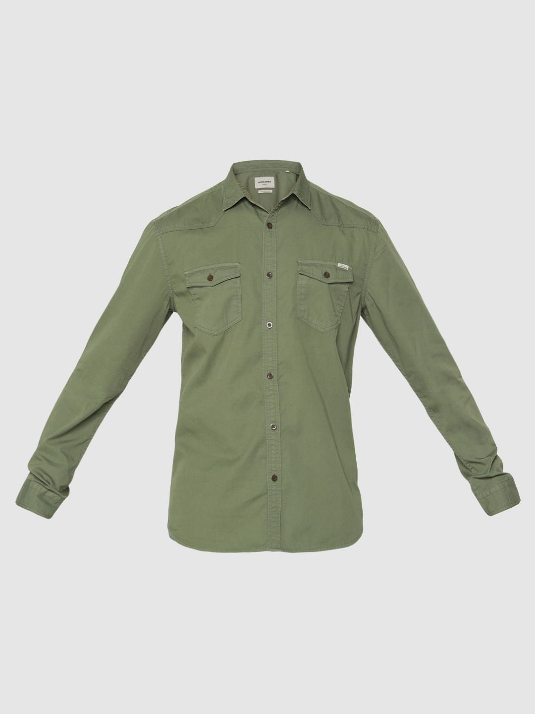 Green Full Sleeves Shirt