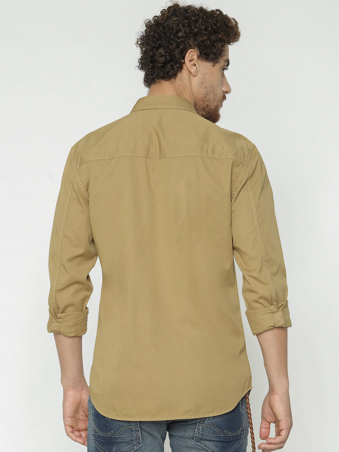 Brown Full Sleeves Shirt