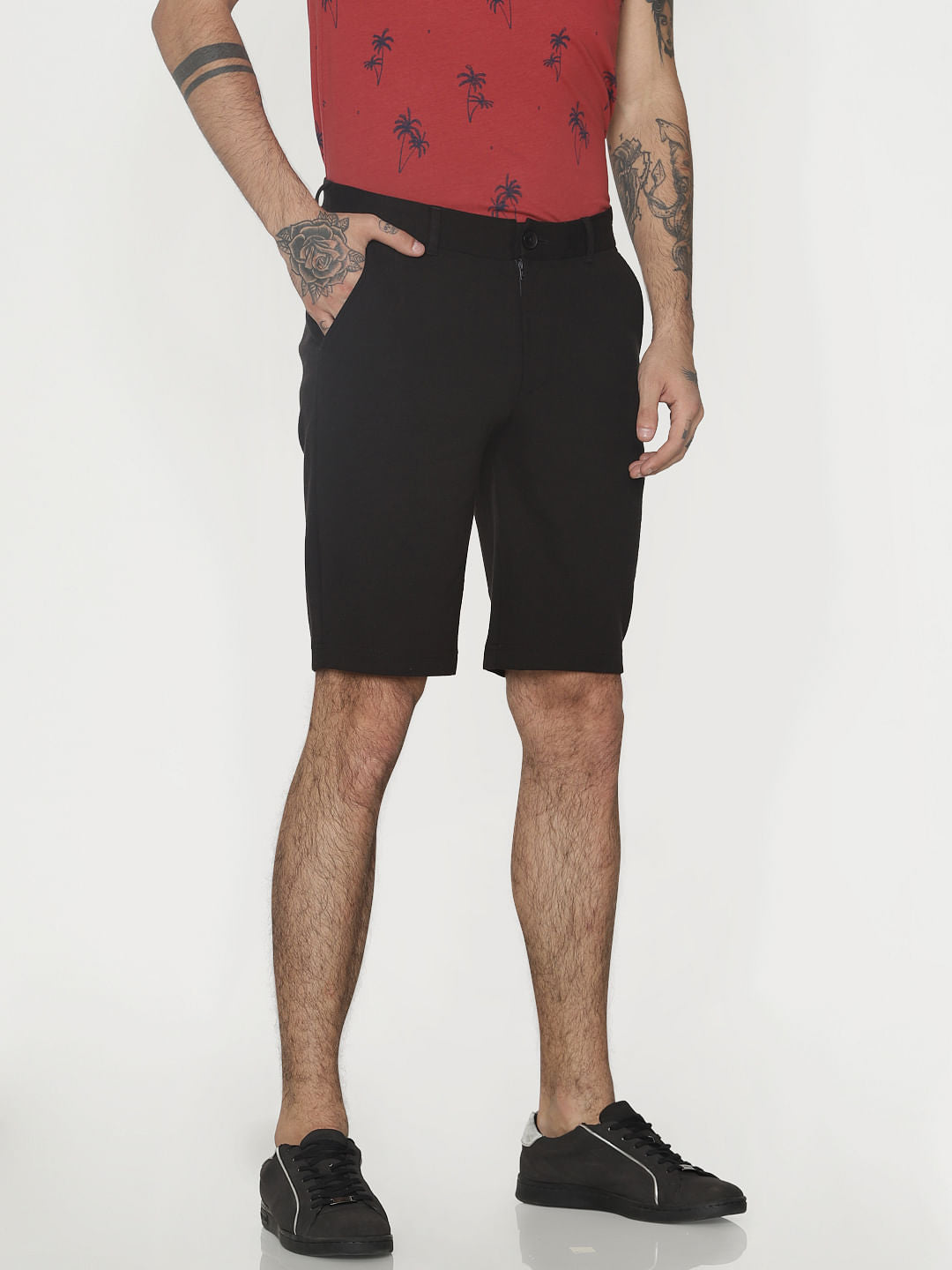 Black Chino Shorts