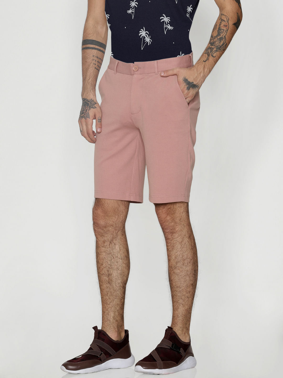 Pink Chino Shorts