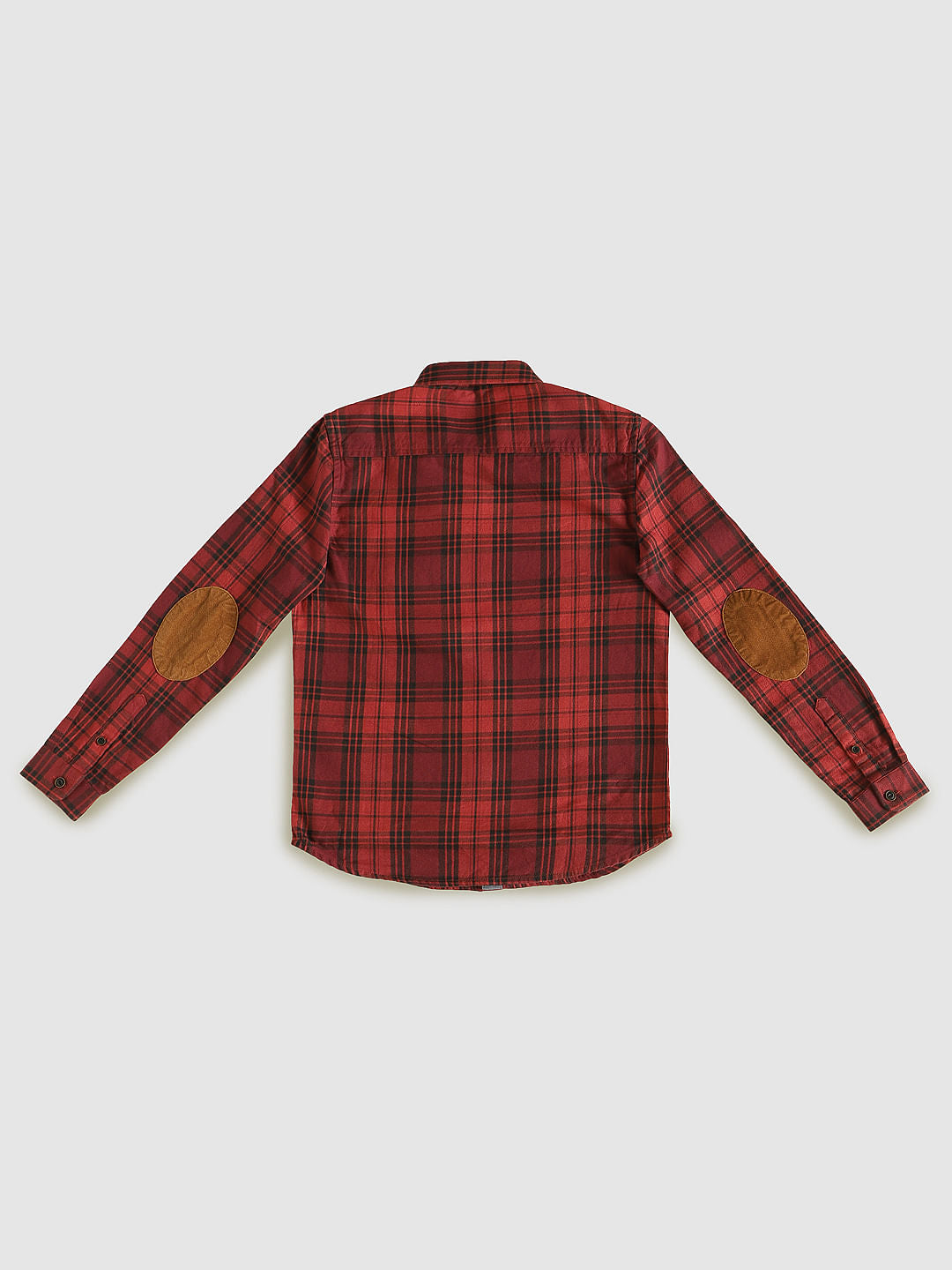 Boys Red Check Shirt