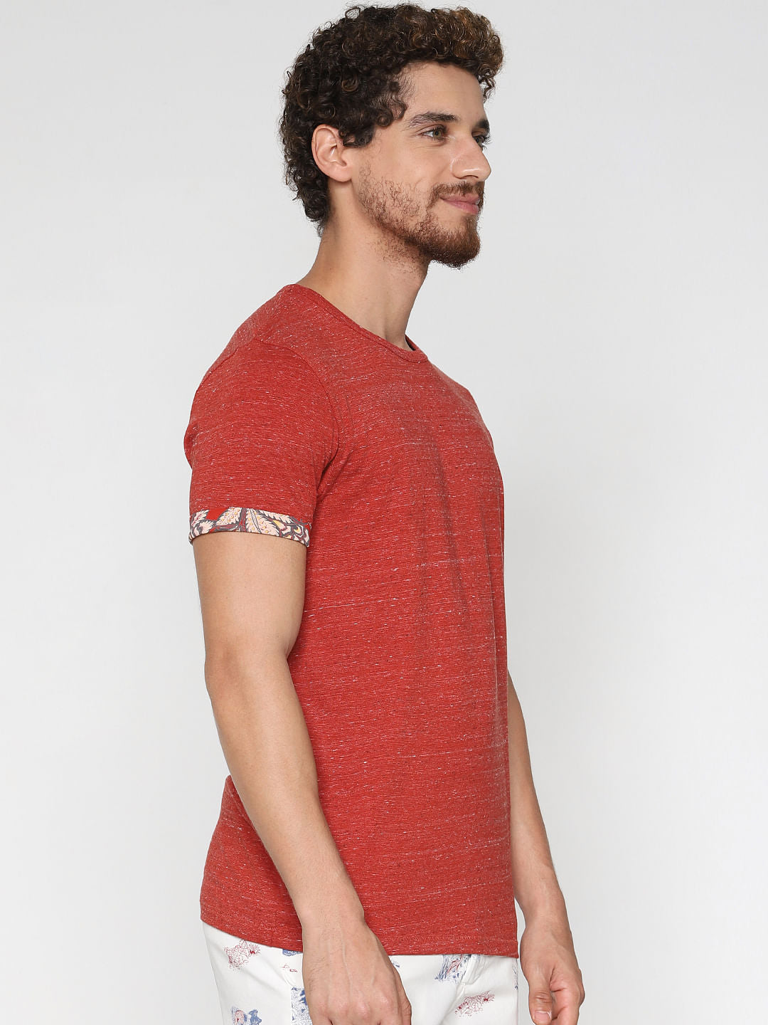 Red Crew Neck T-Shirt