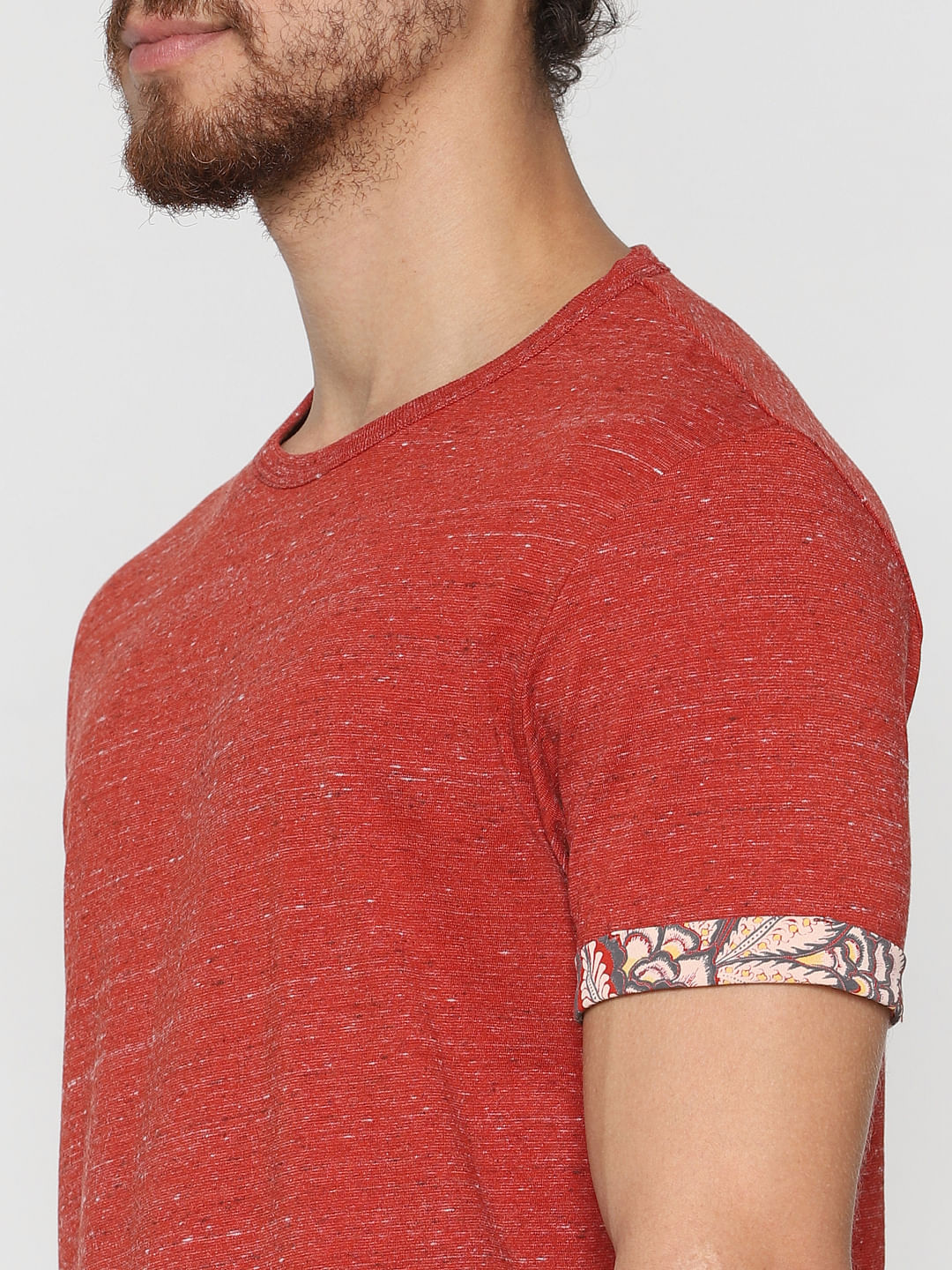 Red Crew Neck T-Shirt