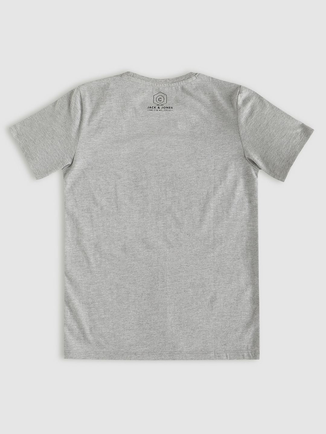 Boys Grey Graphic Print Crew Neck T-Shirt