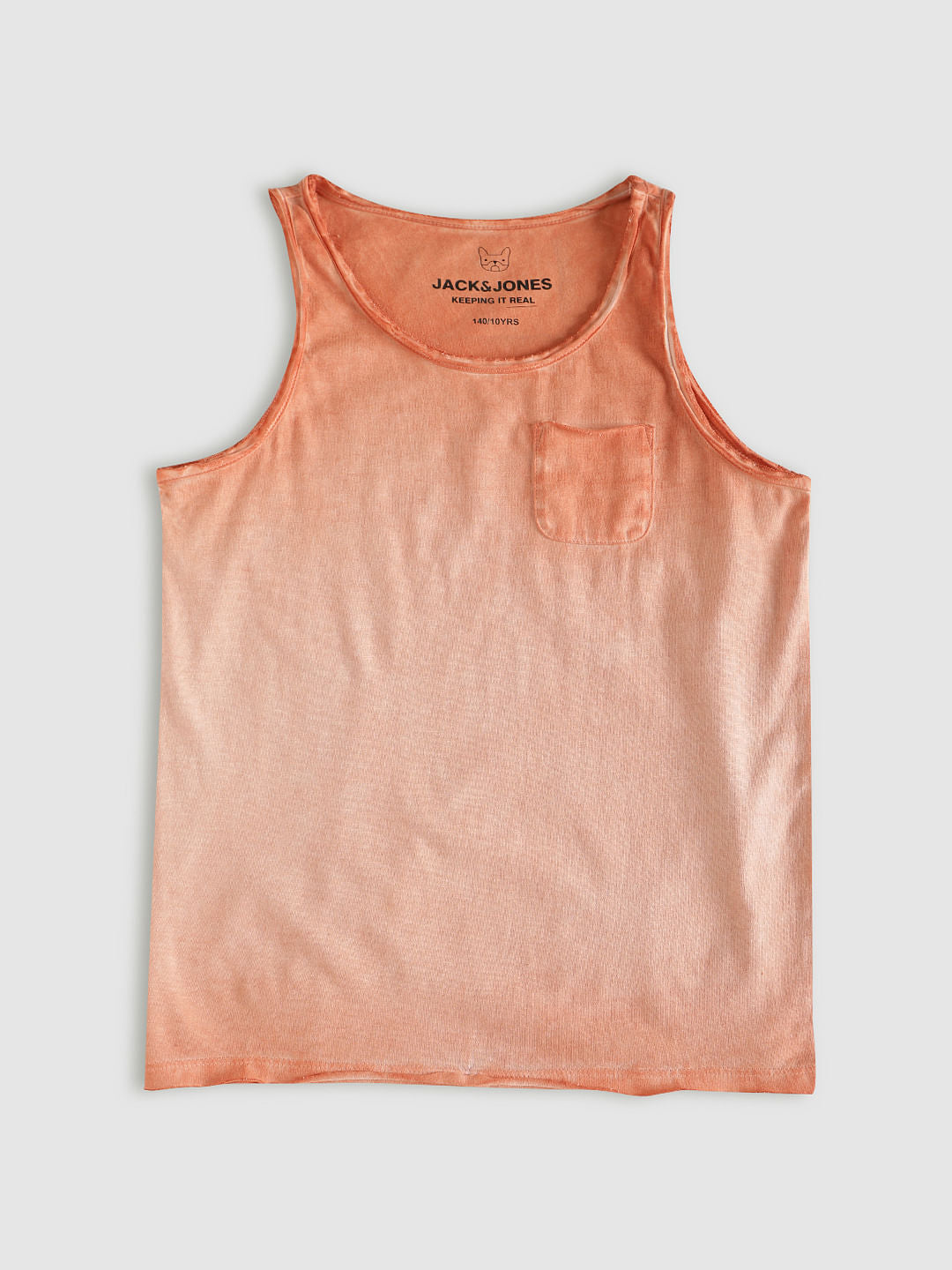 Boys Orange Tank Top - 128/8Y