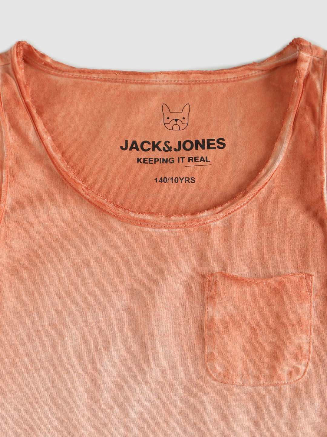 Boys Orange Tank Top