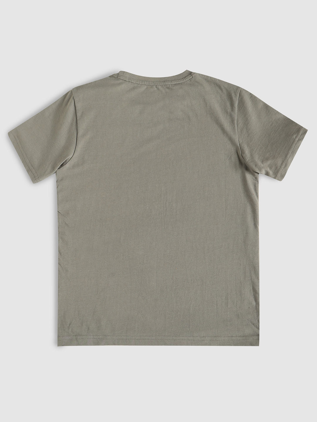 Boys Grey Tape Detail Crew Neck T-Shirt