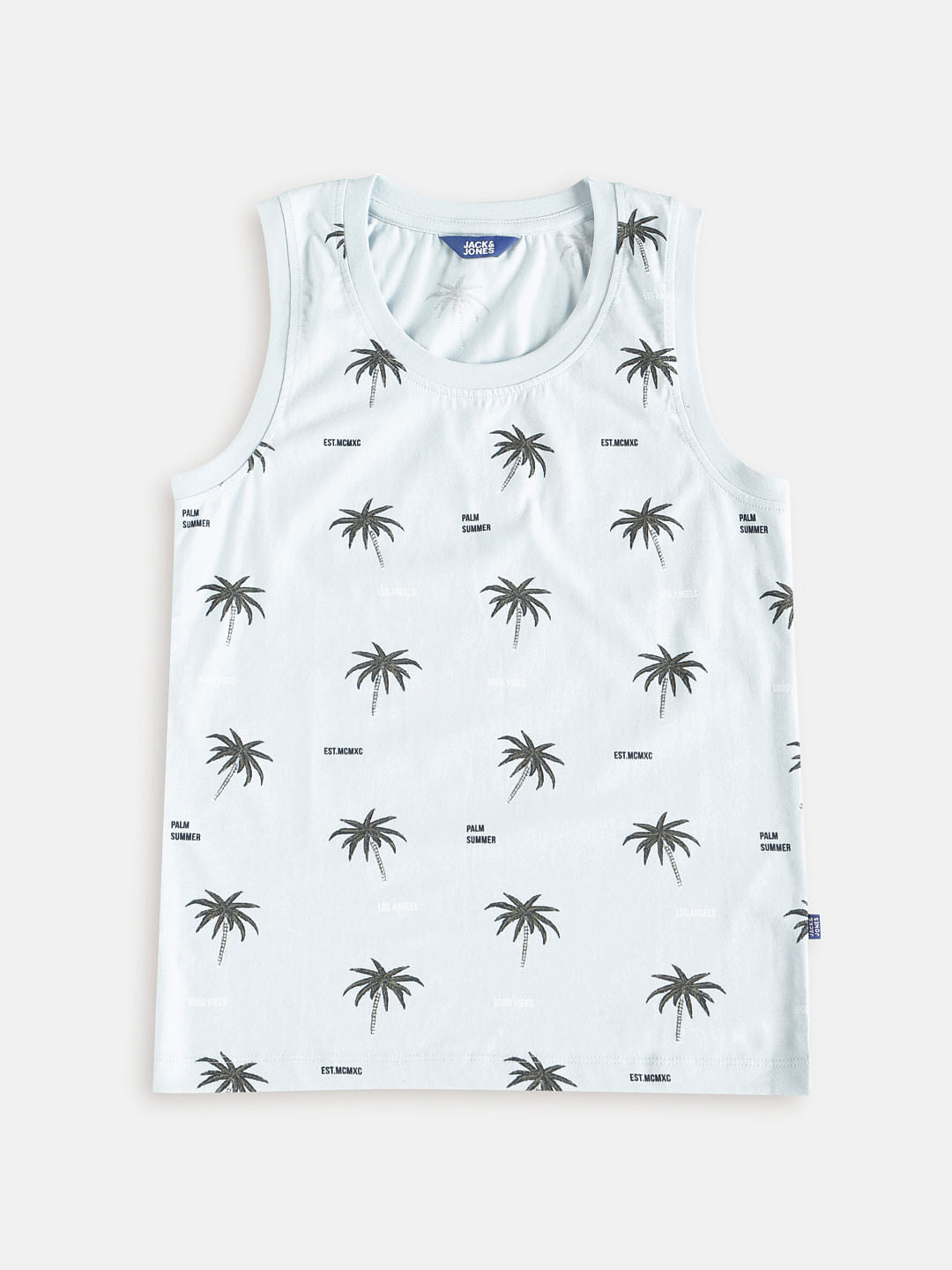 Boys Blue Tropical Print Vest - 128/8Y