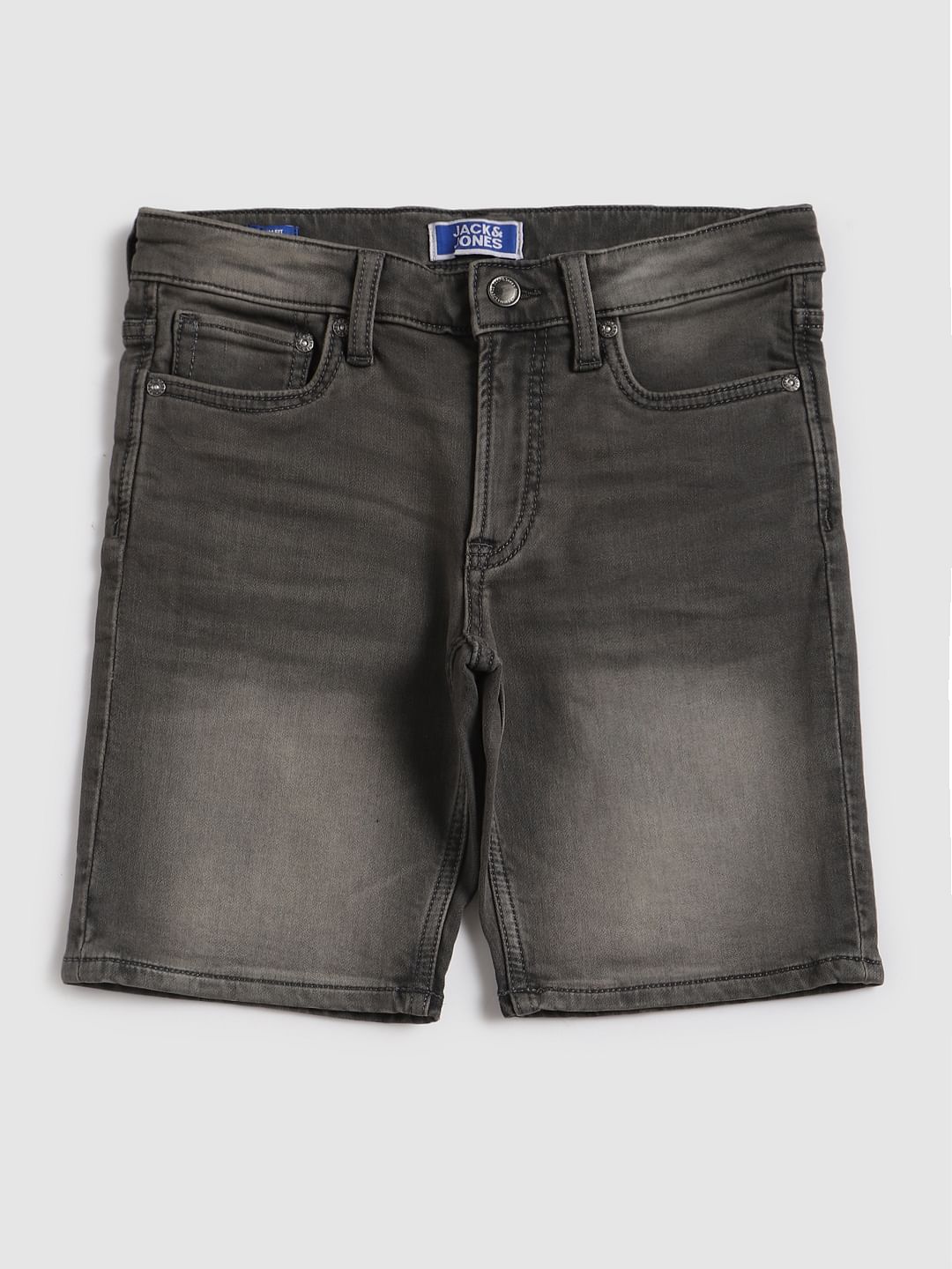 Boys Grey Denim Shorts - 128/8Y