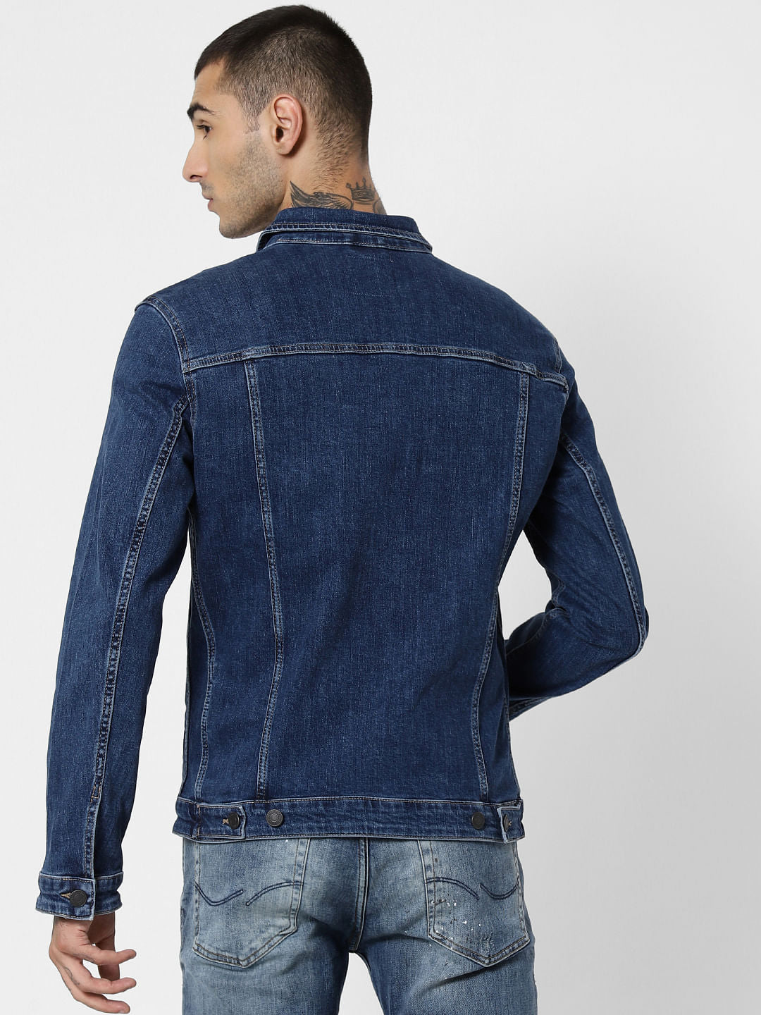 Blue Washed Denim Jacket