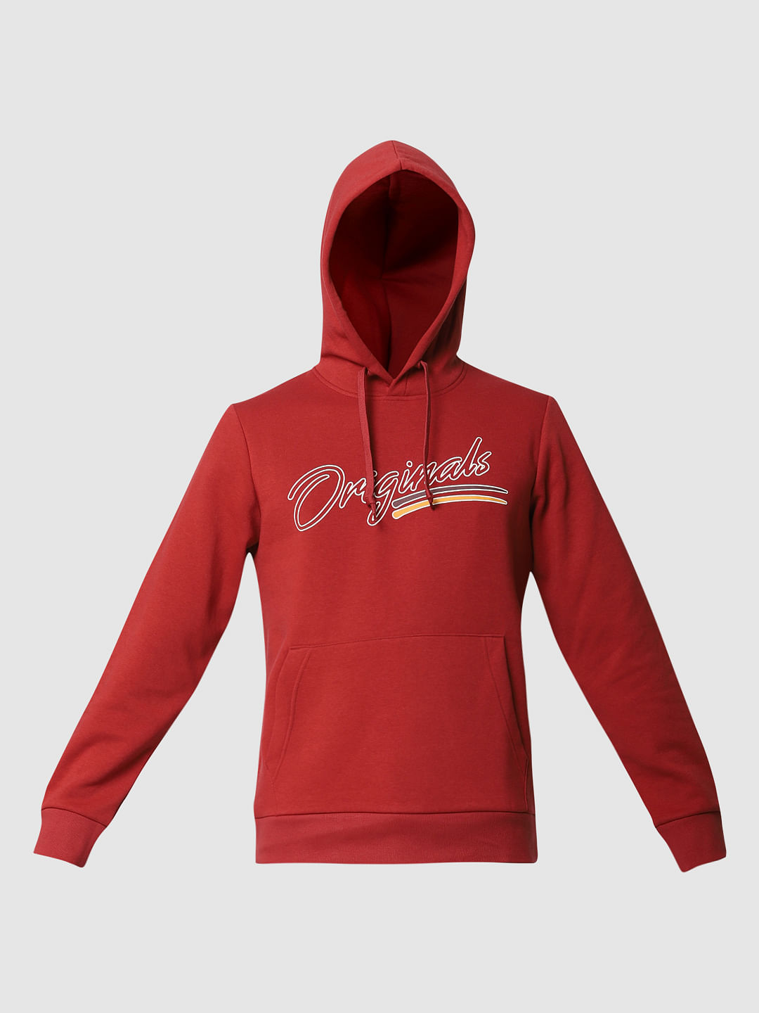 Red Hooded Sweatshirt