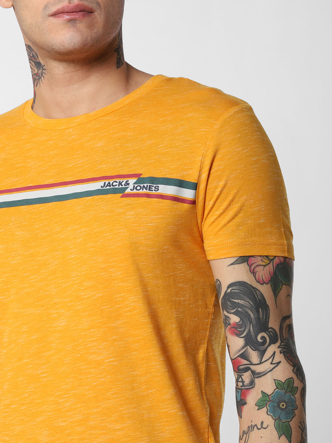 Yellow Crew Neck T-Shirt