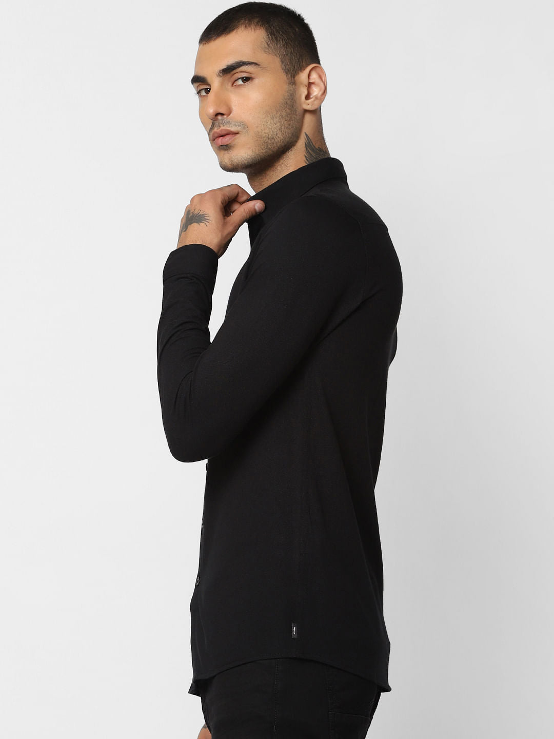 Black Full Sleeves Shirt
