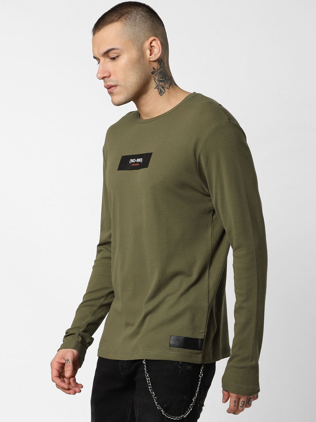 Green Crew Neck T-Shirt