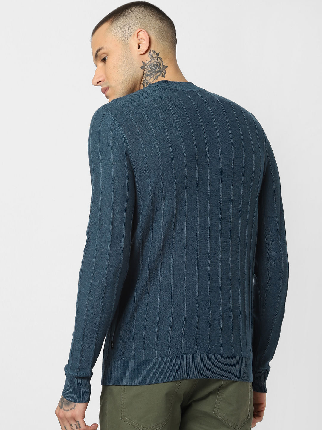 Blue Striped Pullover