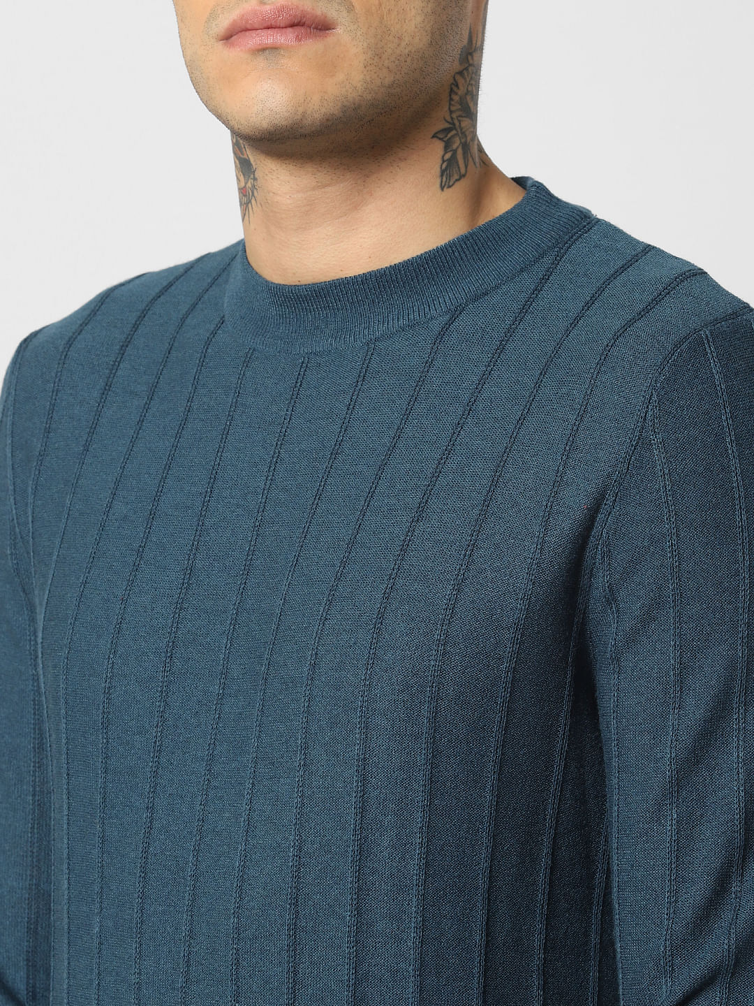 Blue Striped Pullover