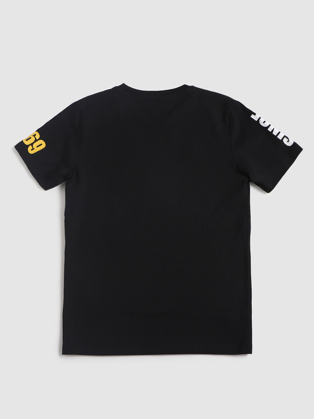 X Snoopy Black Graphic Print Crew Neck T-Shirt