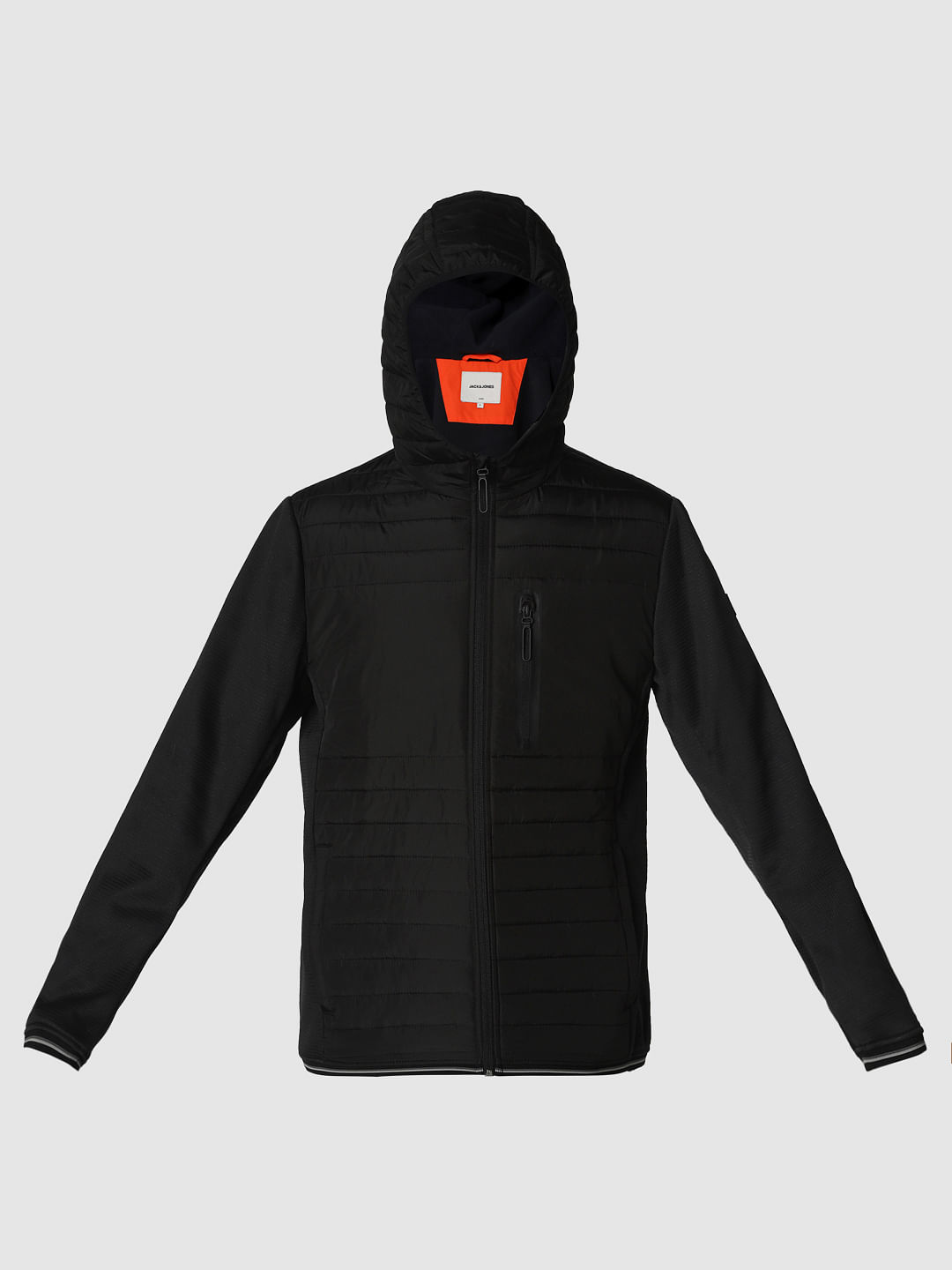 Black Hooded Puffer Jackets