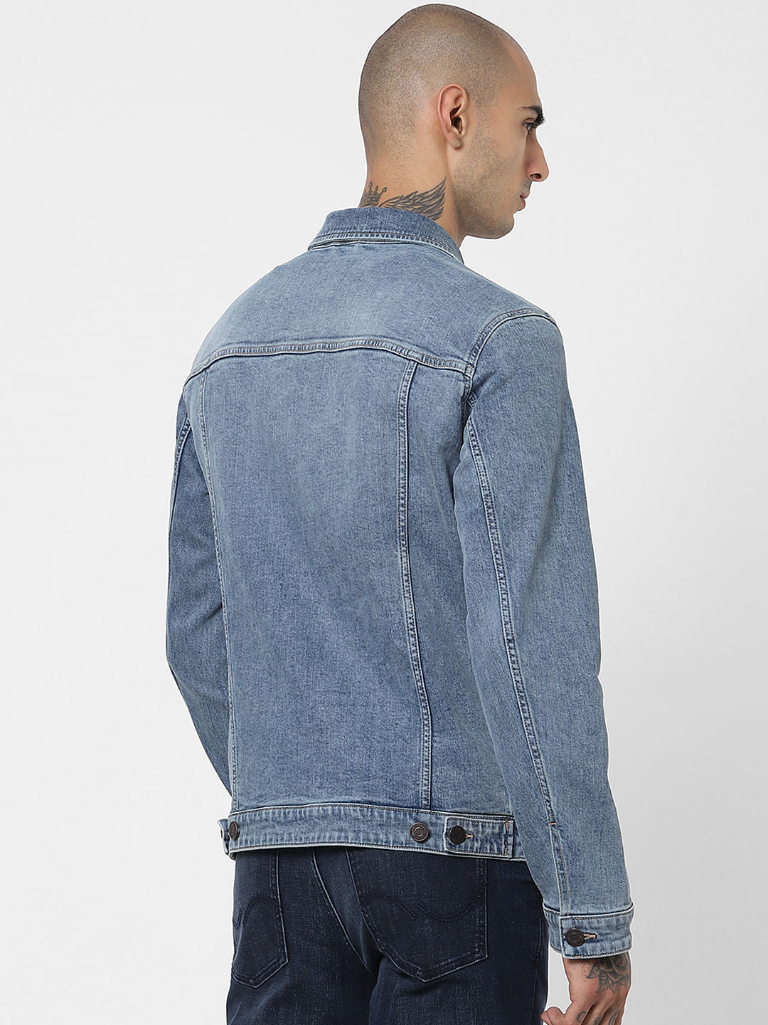Blue Washed Denim Jacket