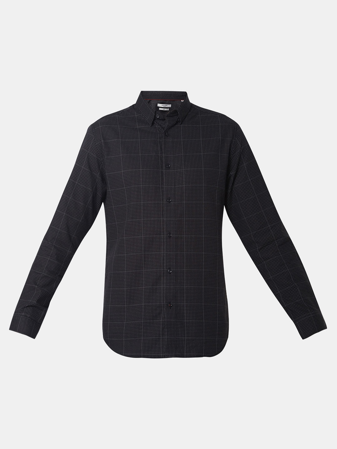 Black Check Full Sleeves Shirt