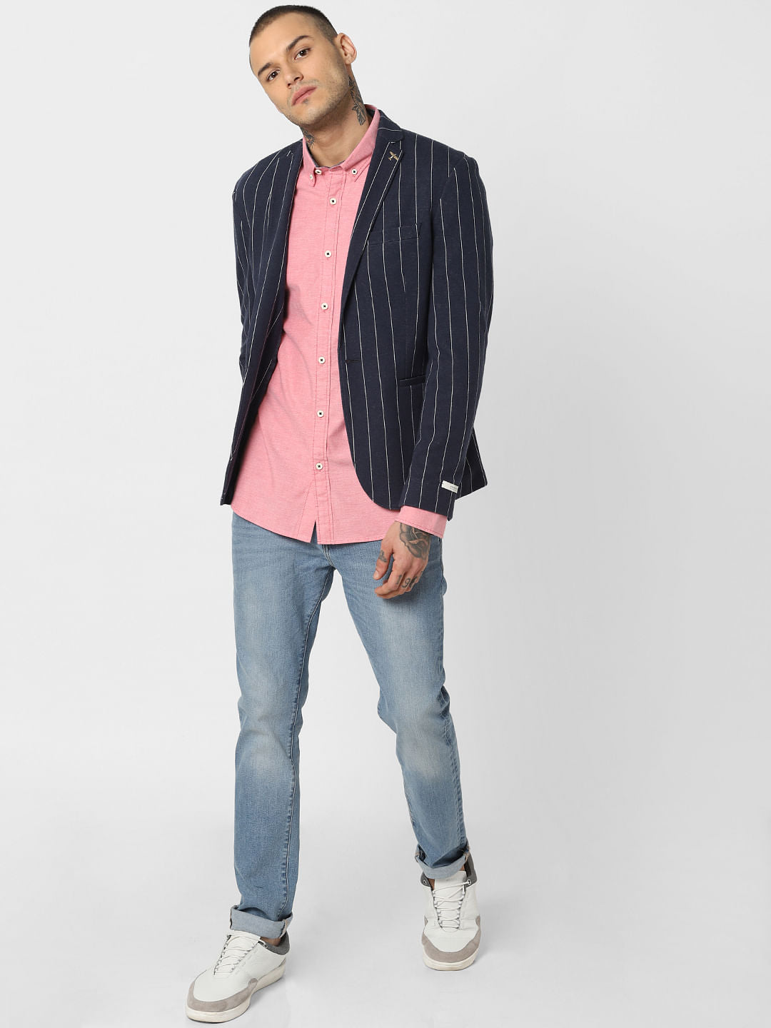 Pink Full Sleeves Shirt - S